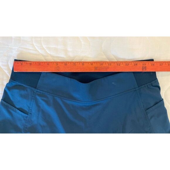 32 Degree Cool Skort Shorts Skirt Sz Large Deep Turquoise Blue + Stretch Pockets - Picture 9 of 11
